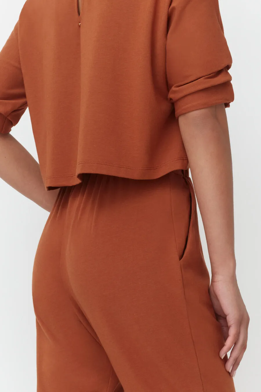 Open-Back Jumpsuit