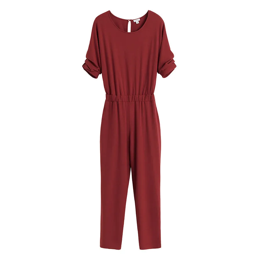 Open-Back Jumpsuit