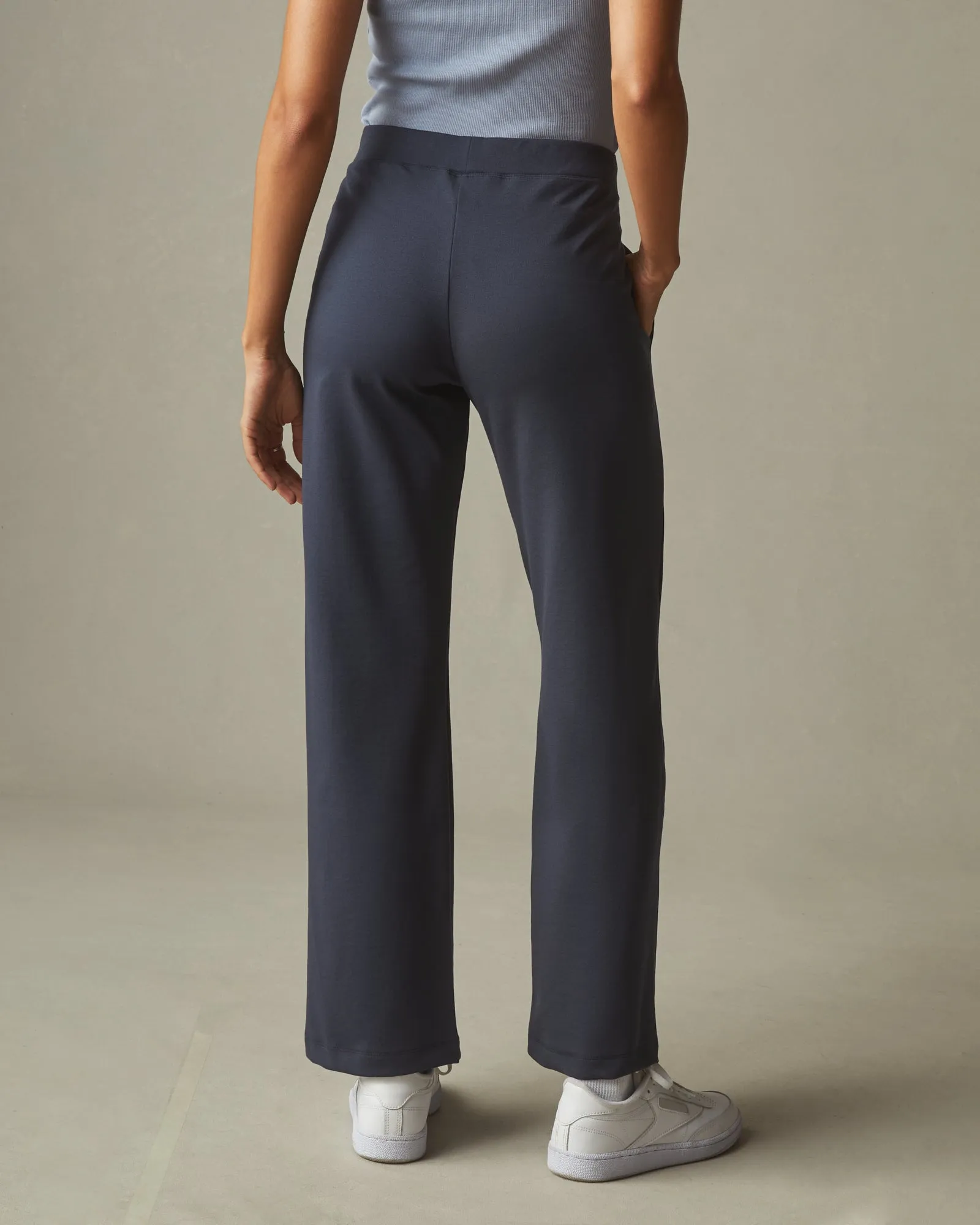 Ponte Straight Pant - Heritage Navy