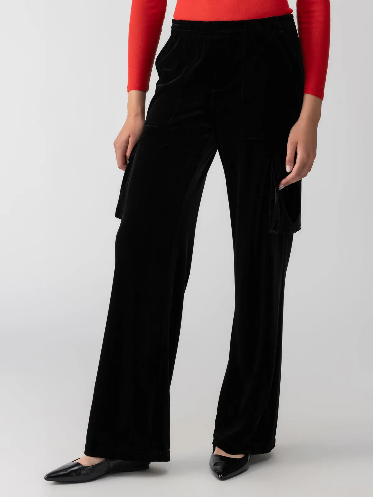 Relaxed Velvet Reissue Standard Rise Pant Black