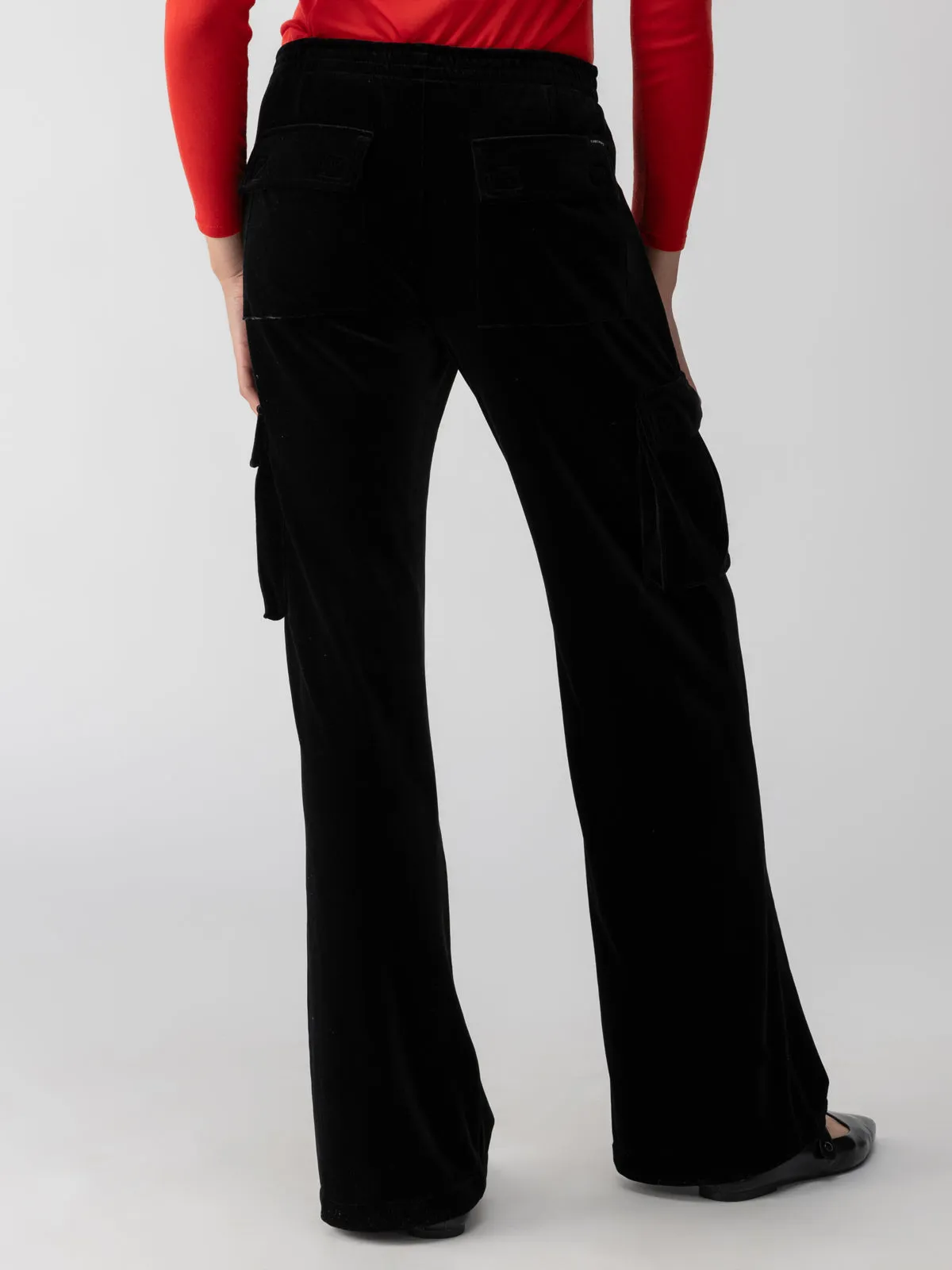 Relaxed Velvet Reissue Standard Rise Pant Black