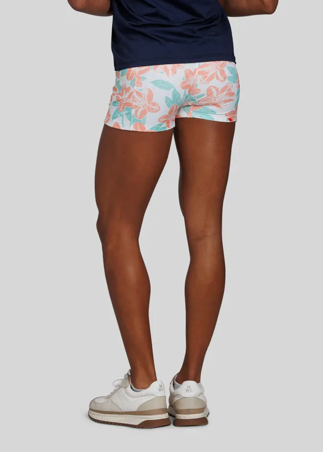 Remastered Women's Underall Shorts | White