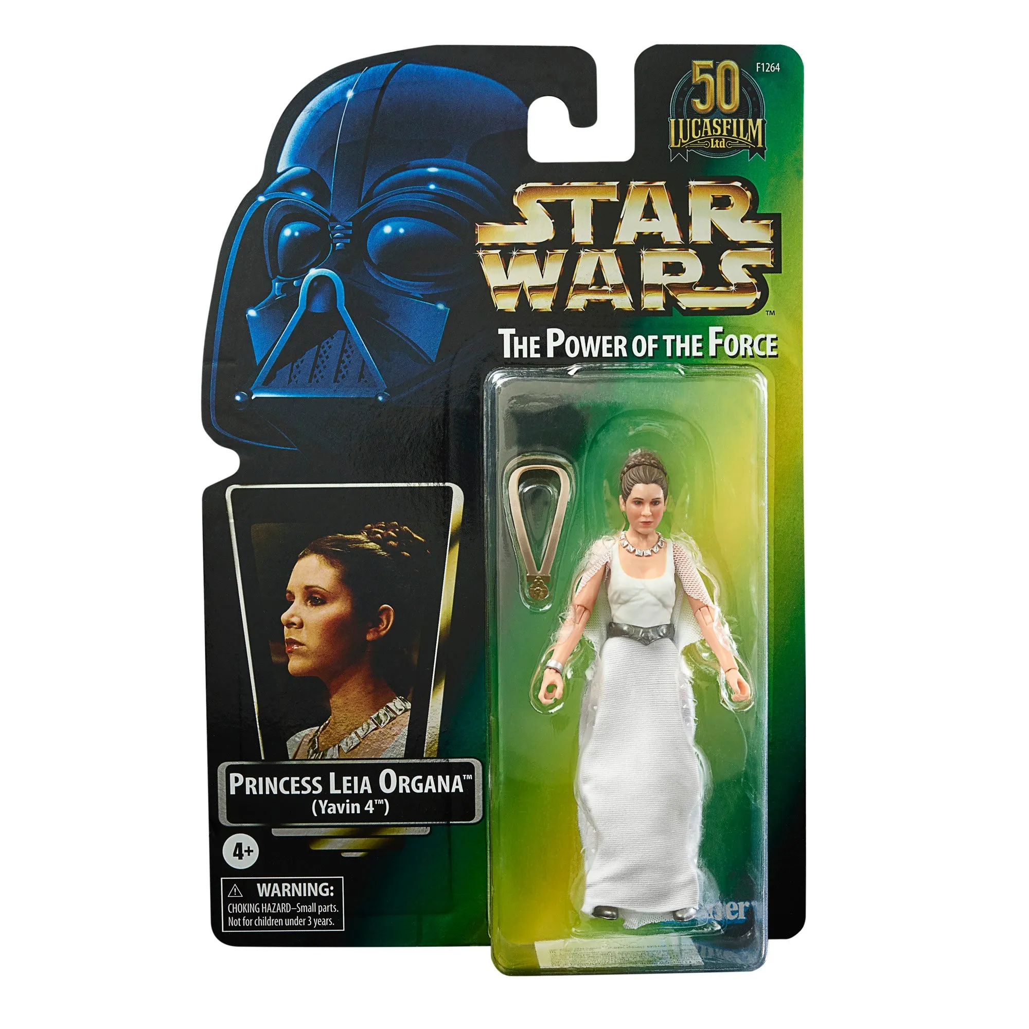 Star Wars The Black Series Princess Leia Organa (Yavin 4) Lucasfilm 50th Anniversary The Power of the Force Figure