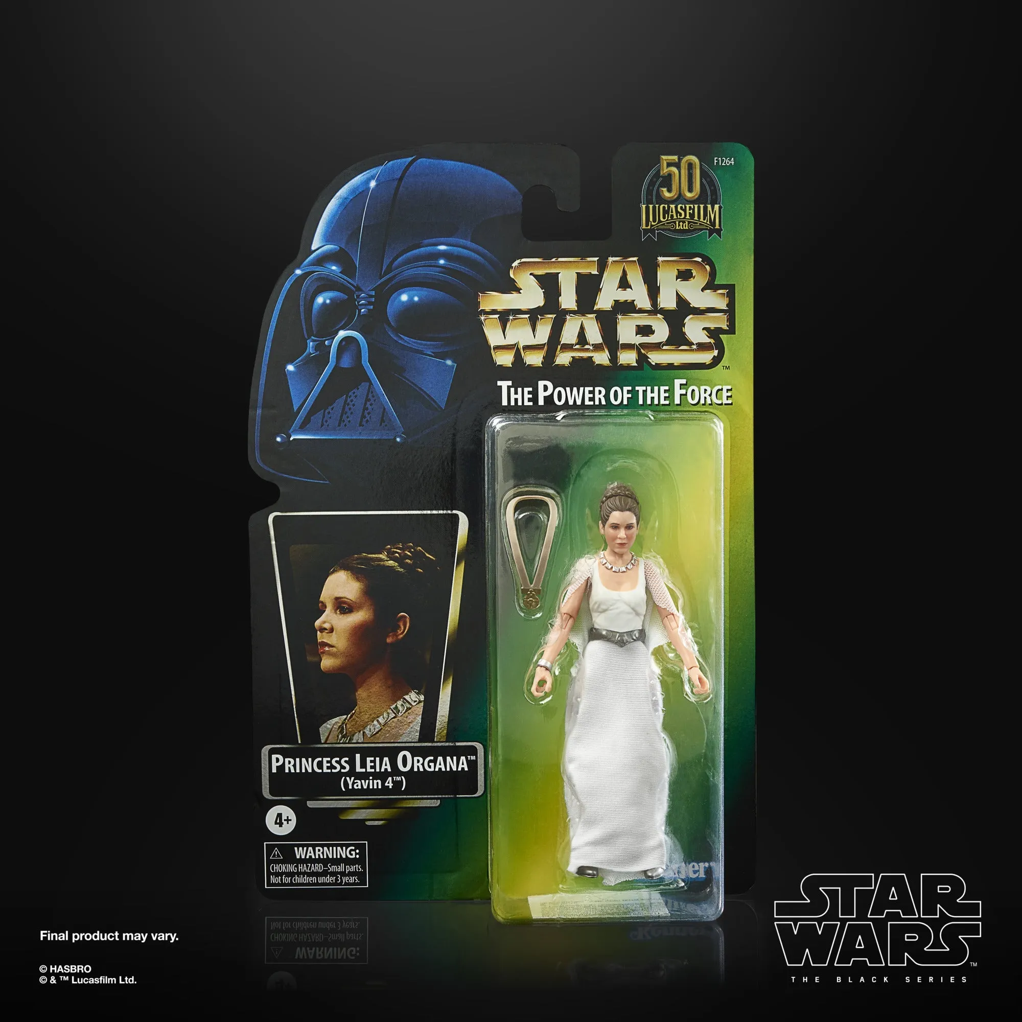 Star Wars The Black Series Princess Leia Organa (Yavin 4) Lucasfilm 50th Anniversary The Power of the Force Figure