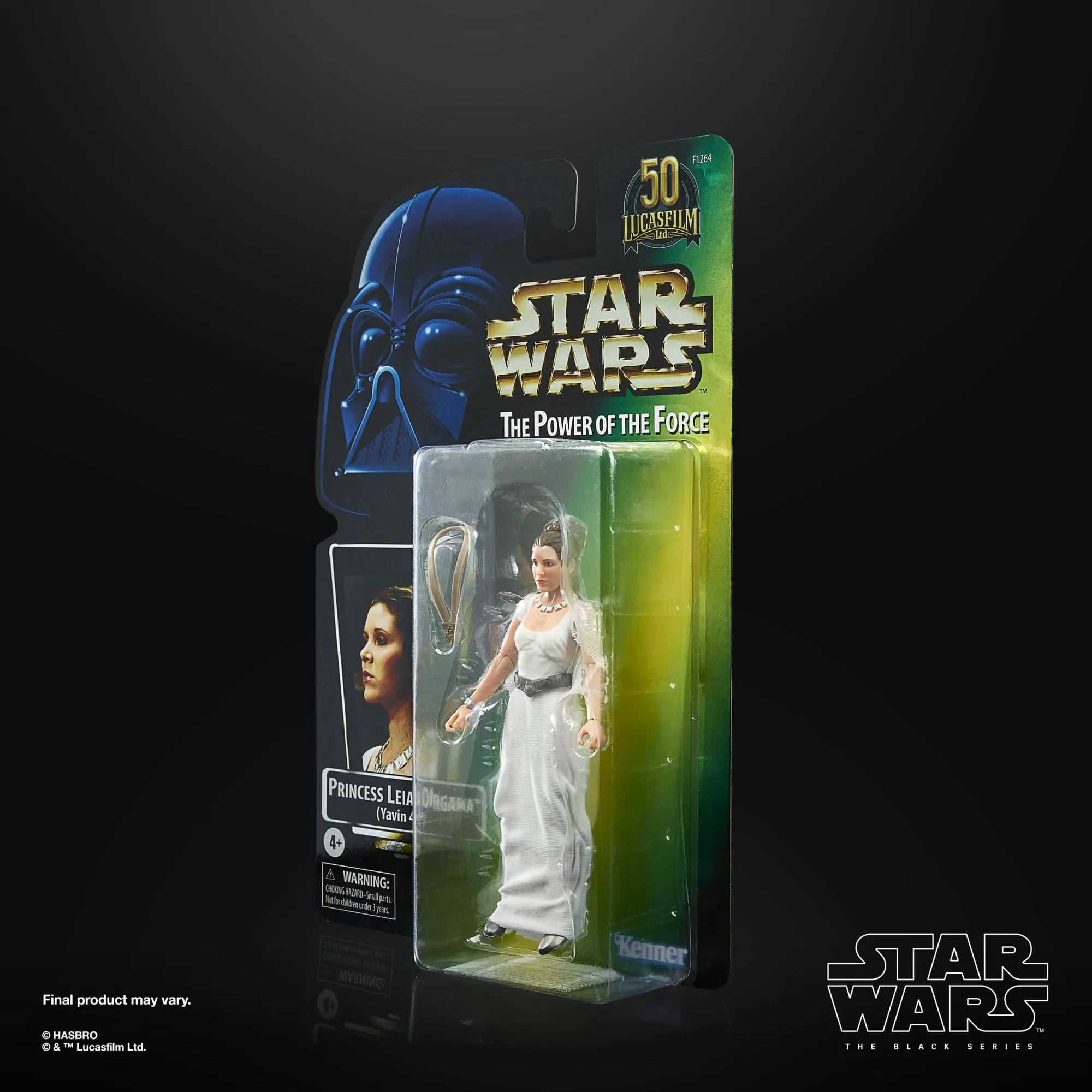 Star Wars The Black Series Princess Leia Organa (Yavin 4) Lucasfilm 50th Anniversary The Power of the Force Figure