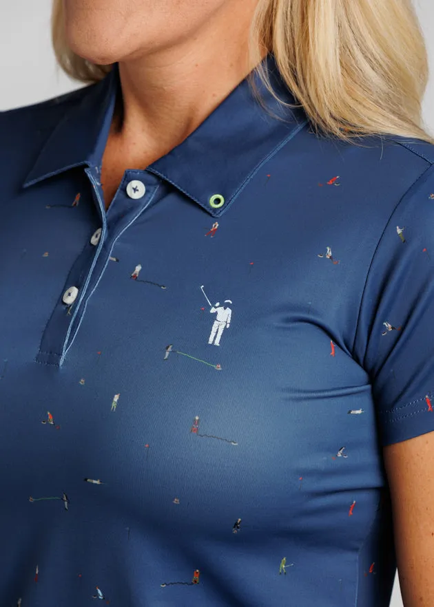 Still Playing Around Women's Polo | Navy