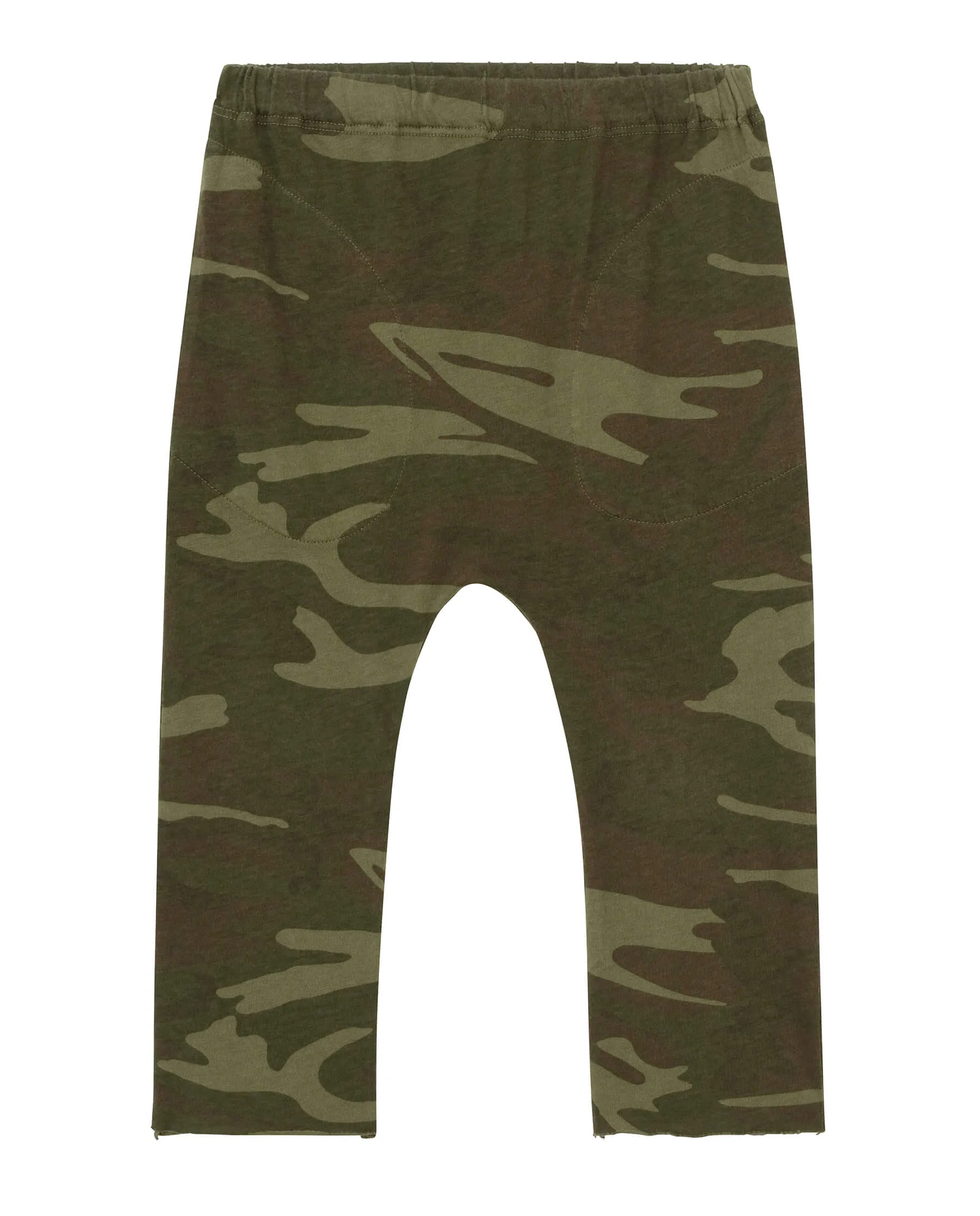 The Little Jersey Crop. Solid -- Deep Woods Camo