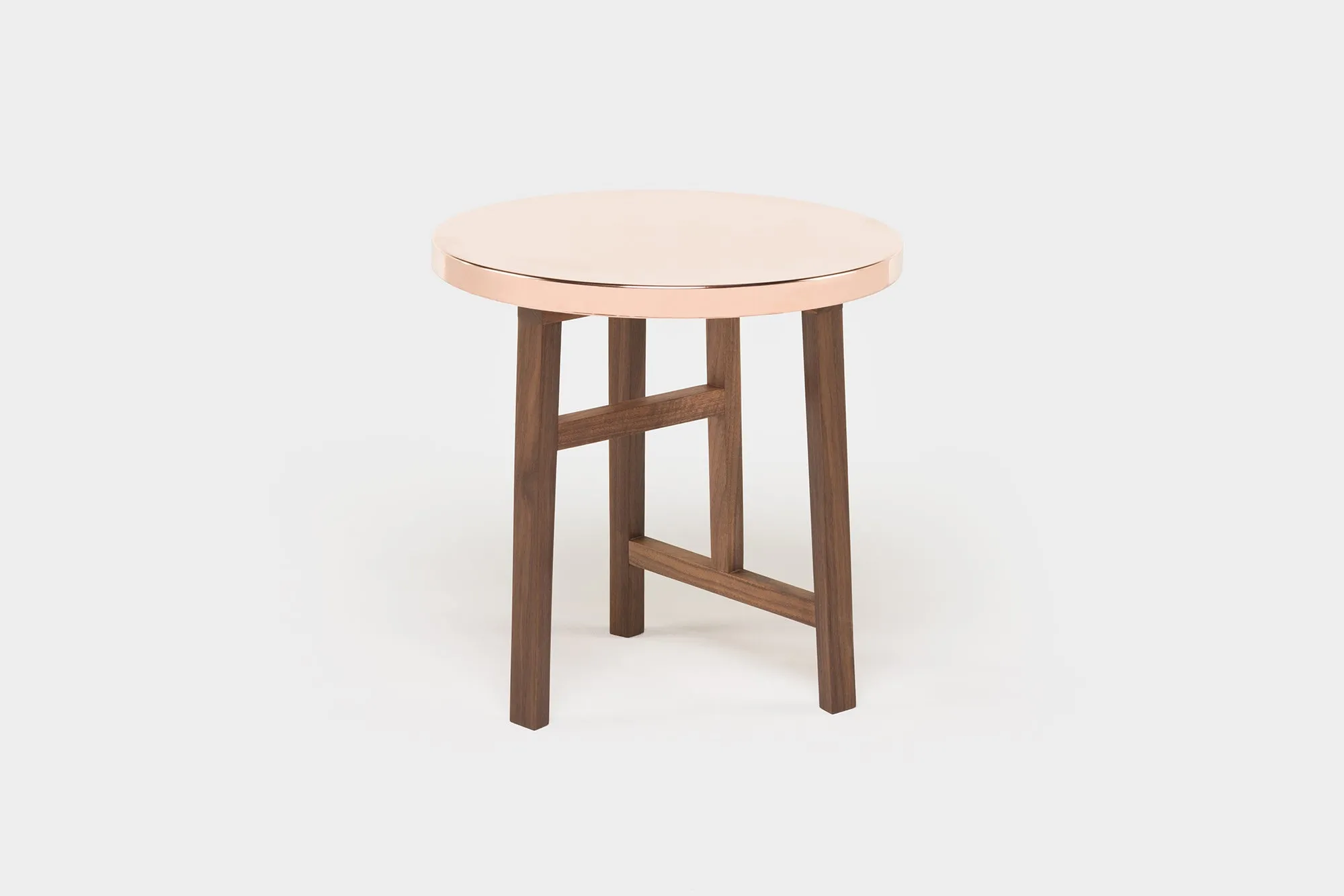 TRIO SIDE TABLE WITH METAL TOP