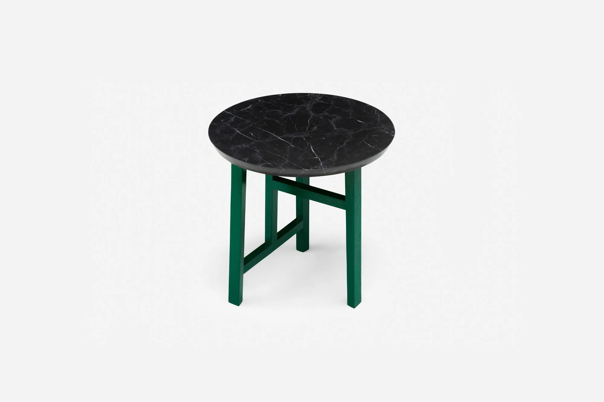 TRIO SIDE TABLE WITH STONE TOP