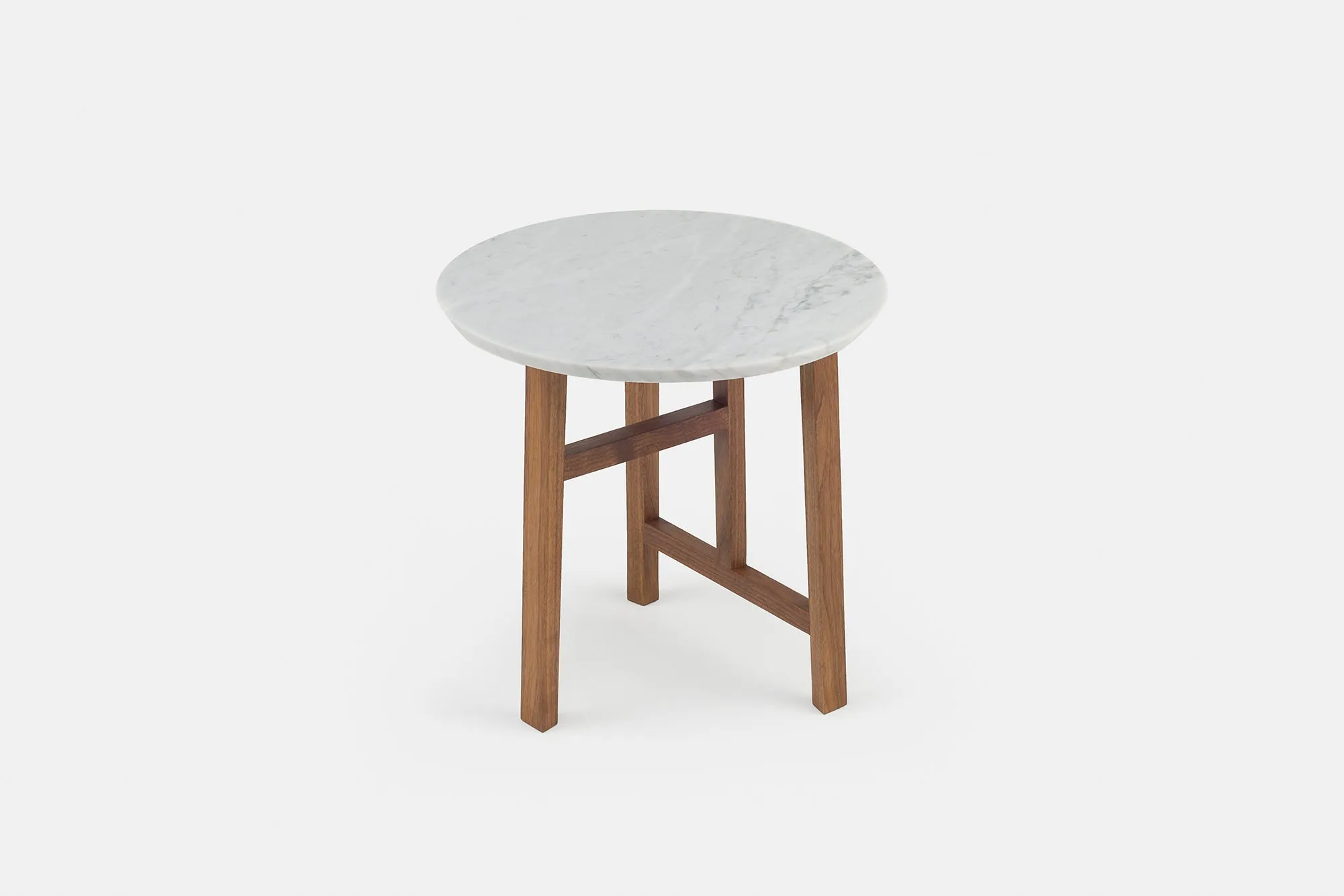 TRIO SIDE TABLE WITH STONE TOP