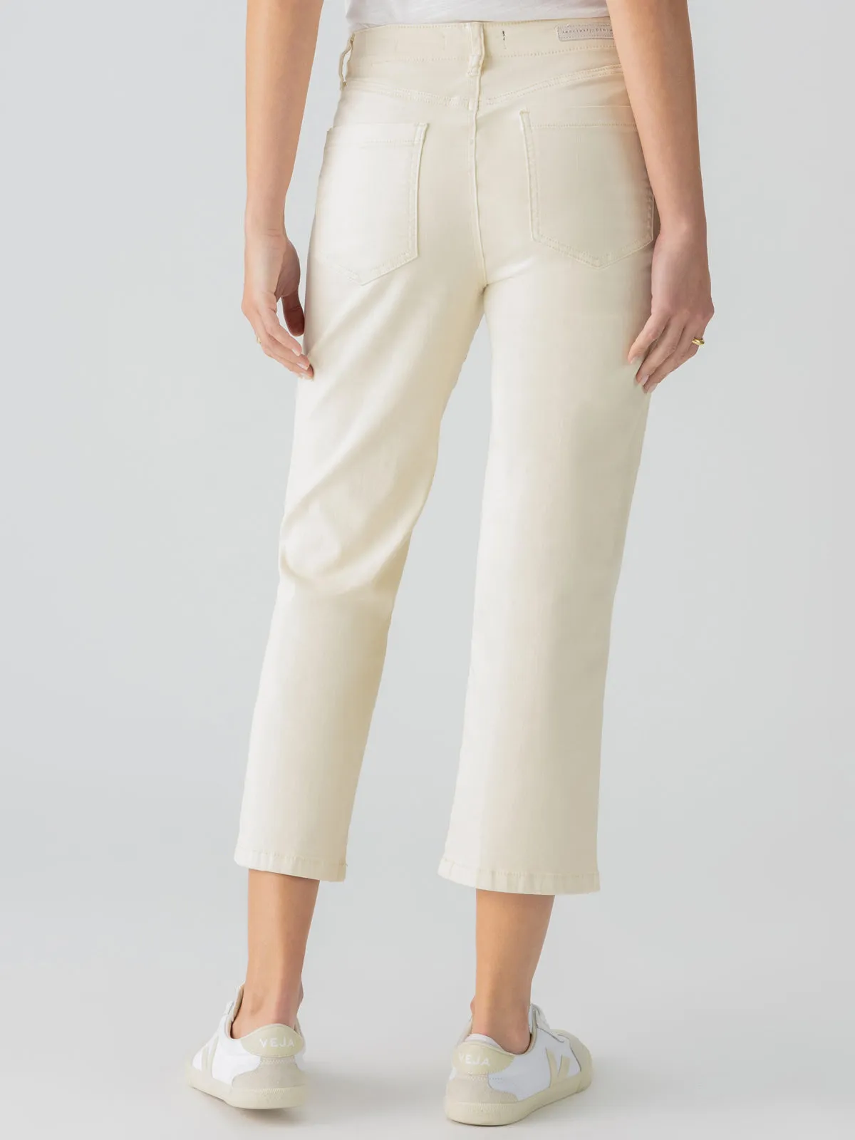 Vacation Crop High Rise Pant Birch