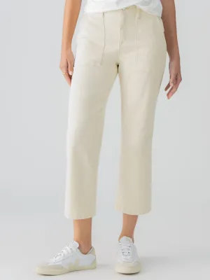 Vacation Crop High Rise Pant Birch