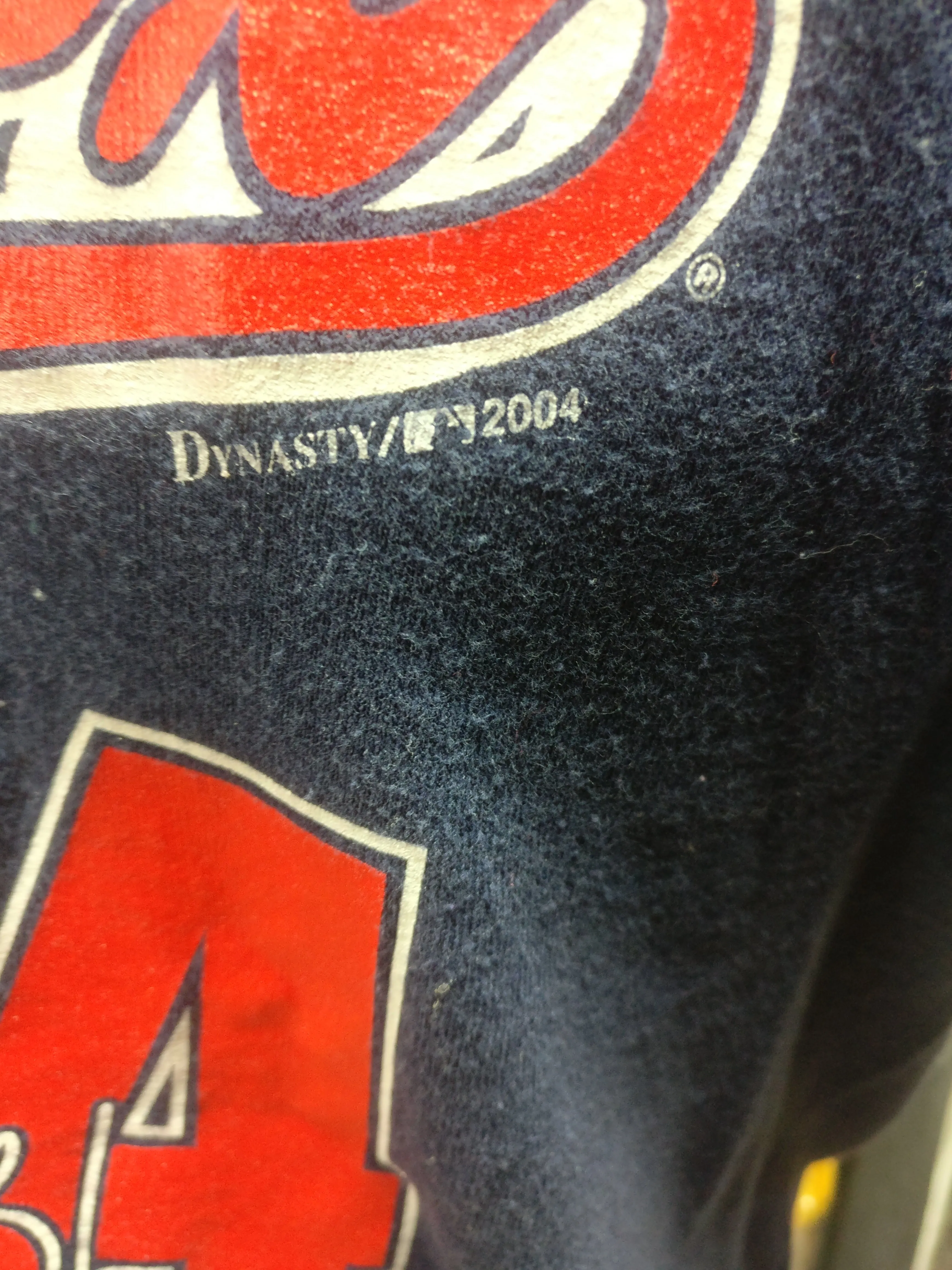 Vintage '04 #24 MANNY RAMIREZ Boston Red Sox MLB Dynasty T-Shirt S