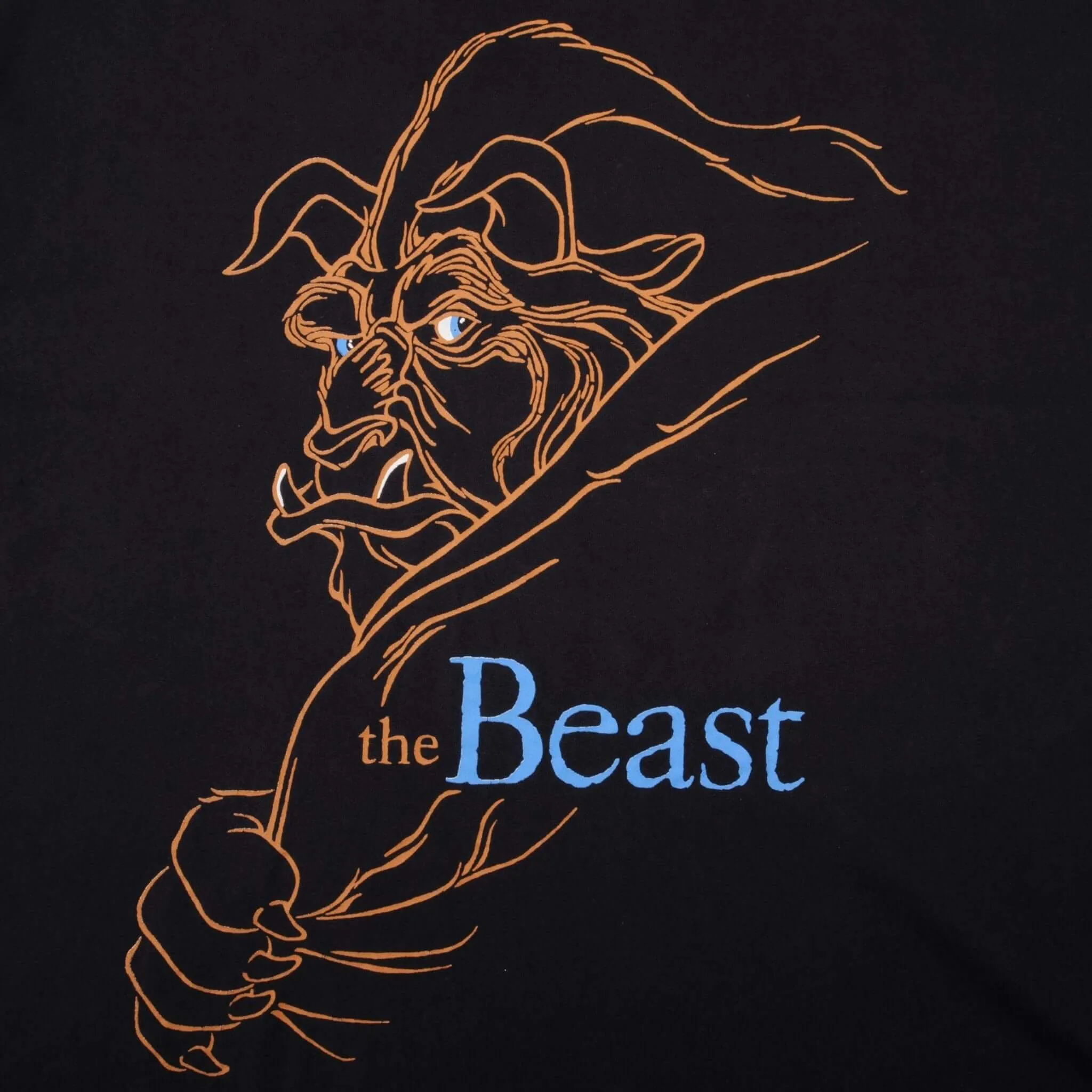 VINTAGE DISNEY BEAUTY AND THE BEAST 1990S TEE SHIRT SIZE 2XL MADE IN USA