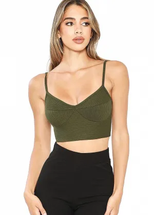 Wild Hearts Tank Top in Olive